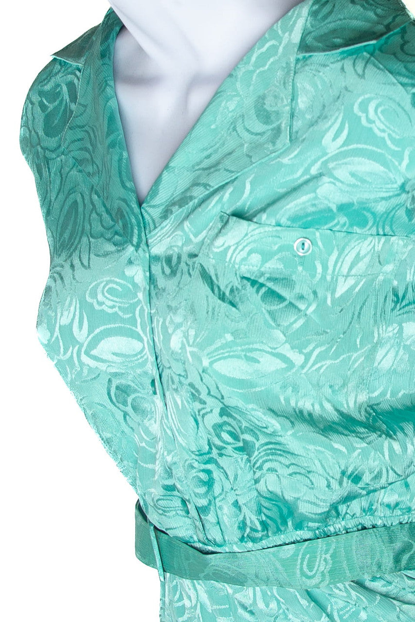 Vintage Turquoise Lindsey Blake Dress With Matching Belt