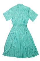 Vintage Turquoise Lindsey Blake Dress With Matching Belt