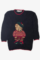 Vintage Bear With Kilt Sweater Dress