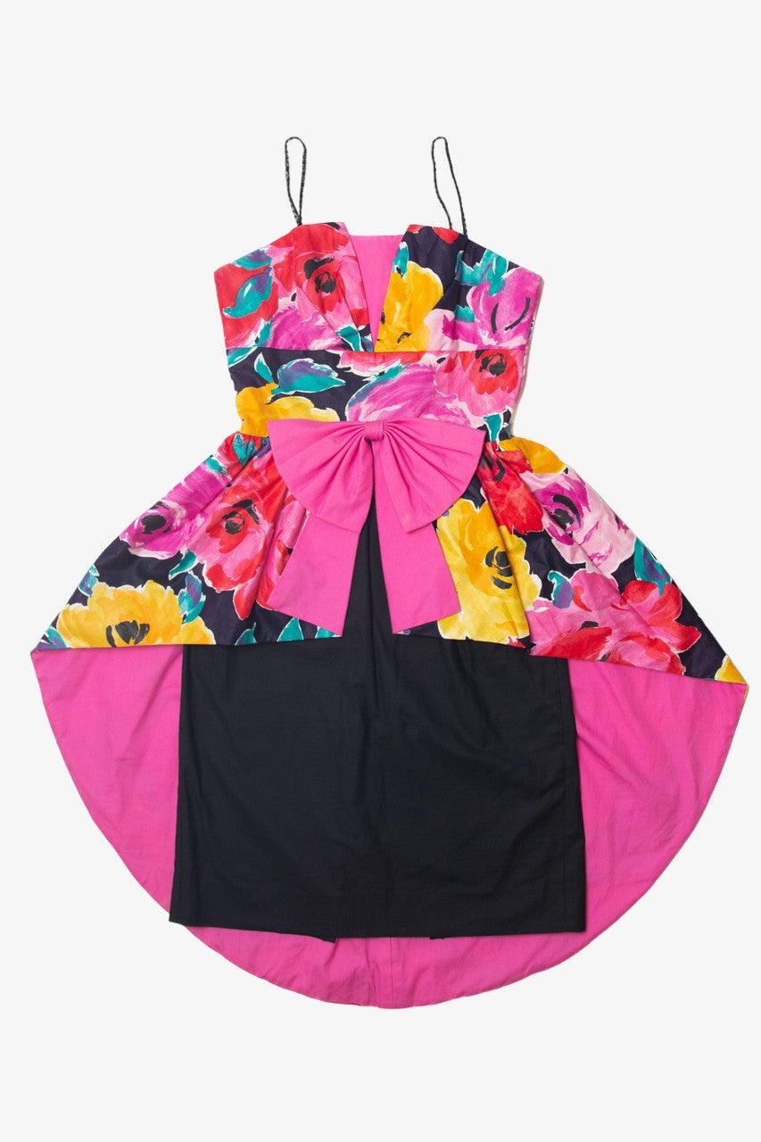 Vintage Floral Party Dress