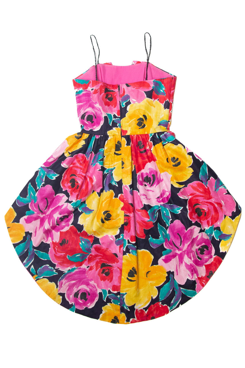Vintage Floral Party Dress