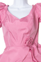 Vintage Puffy Sleeve Prom Dress