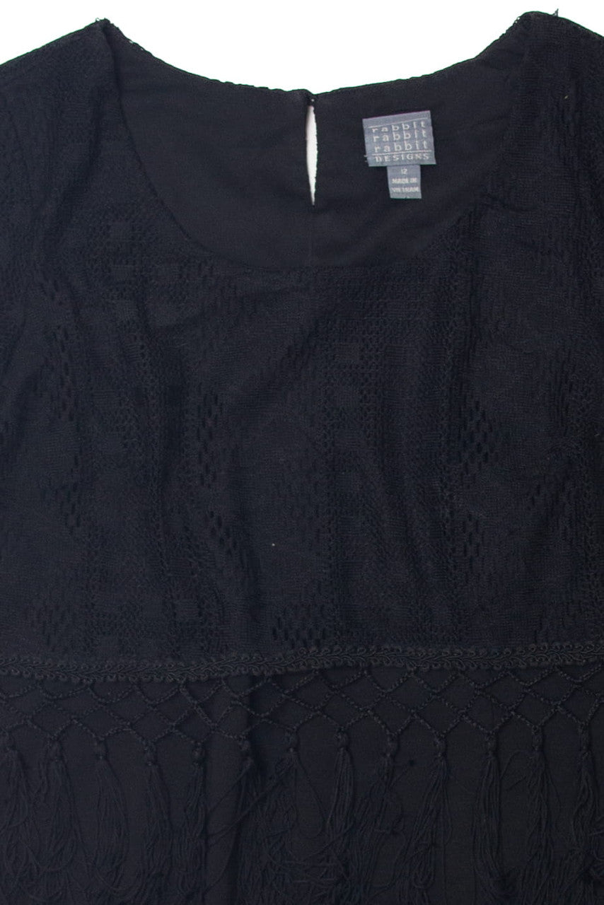 Vintage Black Lacy Dress