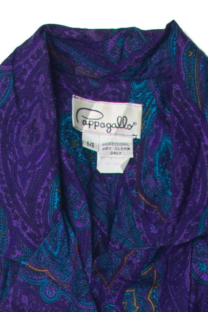 Vintage Pappagallo Pattern Dress
