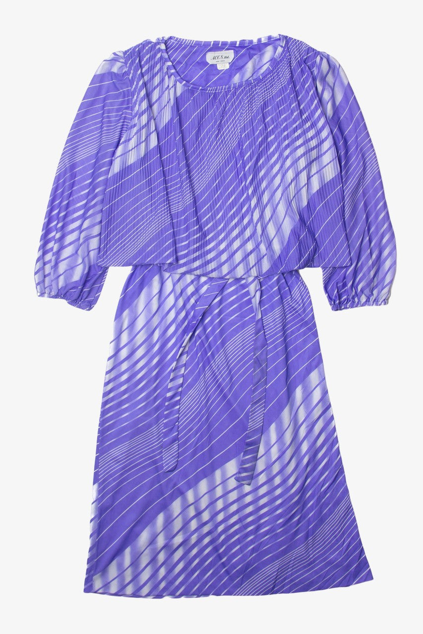 Vintage M.L.S. Ltd. Stripped Dress