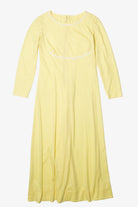 Vintage  Yellow Empire Dress
