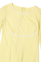 Vintage  Yellow Empire Dress