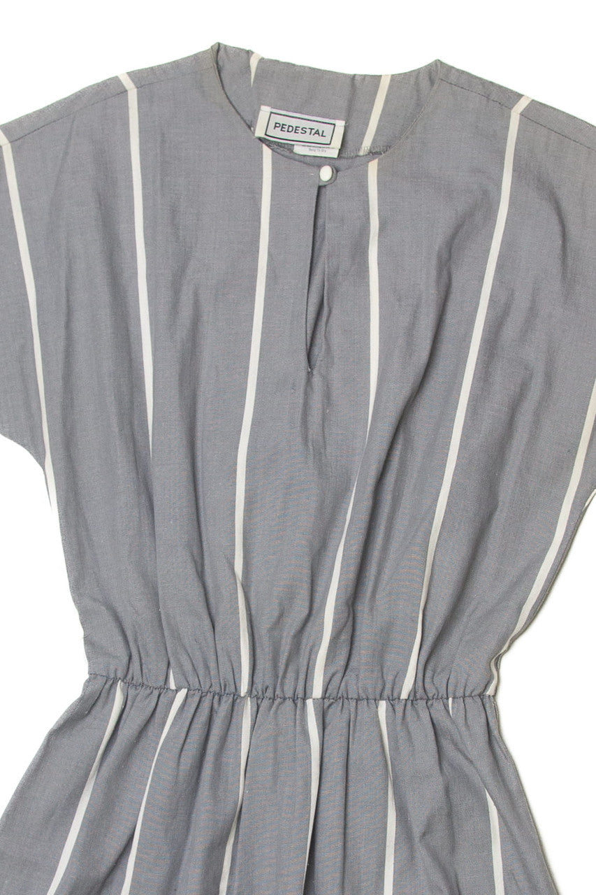 Vintage  Striped Pedestal Dress