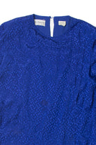 Vintage Bits and Pieces Blue Blouson Dress