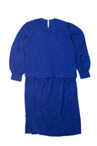 Vintage Bits and Pieces Blue Blouson Dress
