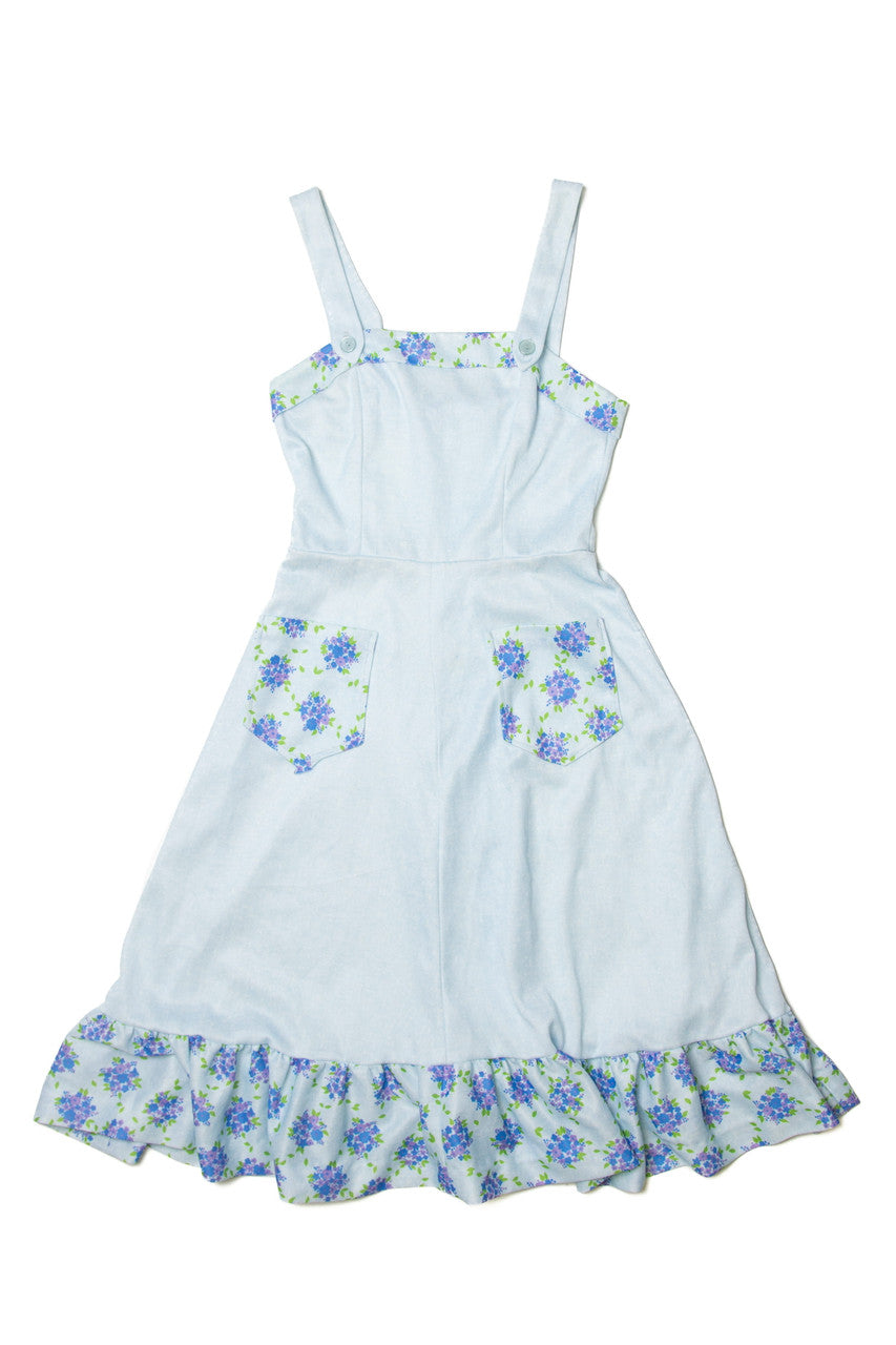 Vintage Floral Apron Dress