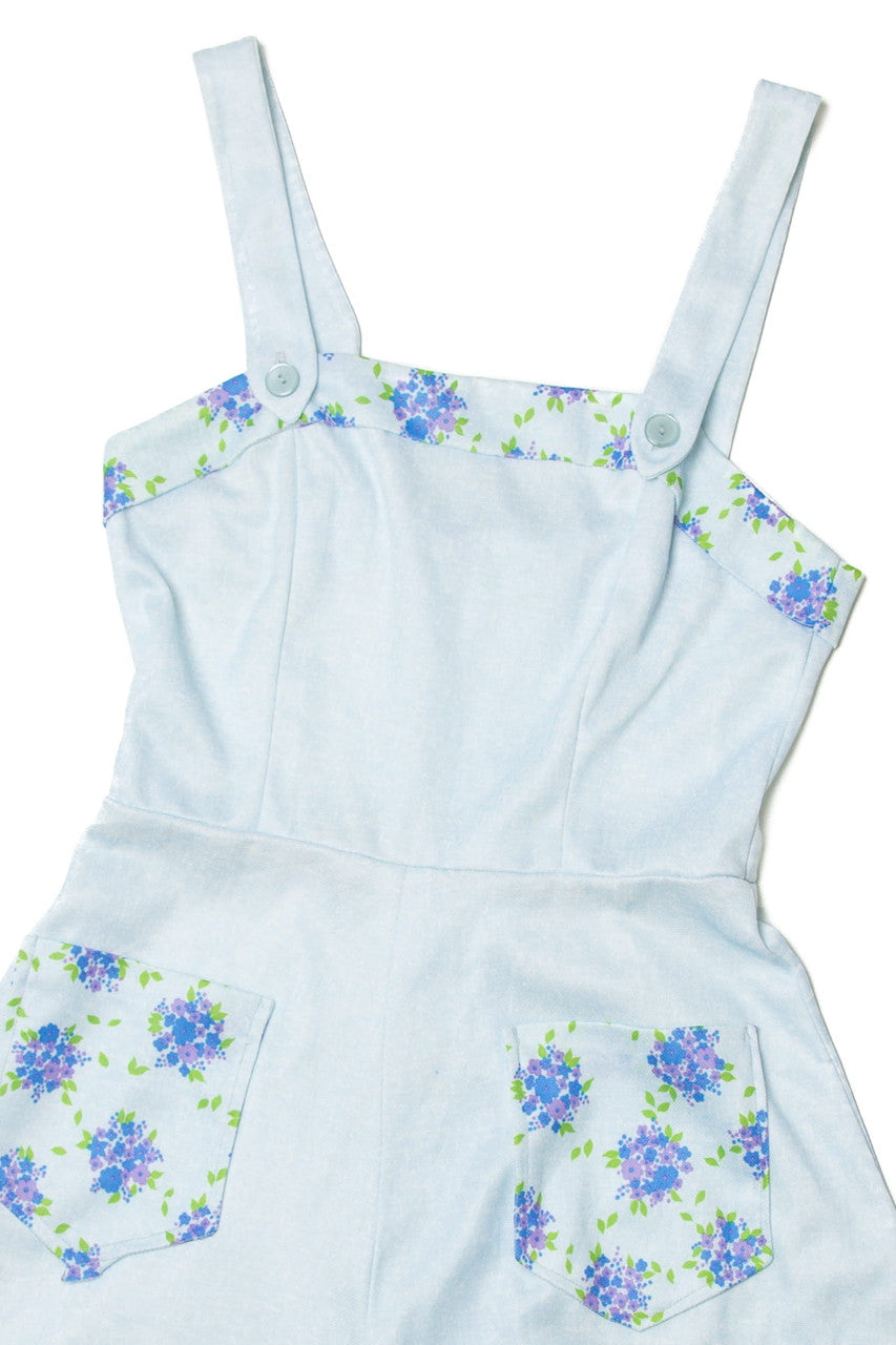 Vintage Floral Apron Dress