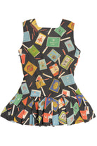 Vintage Advertising Cigarette Matchstick Novelty Promo Print Dress (1960s)