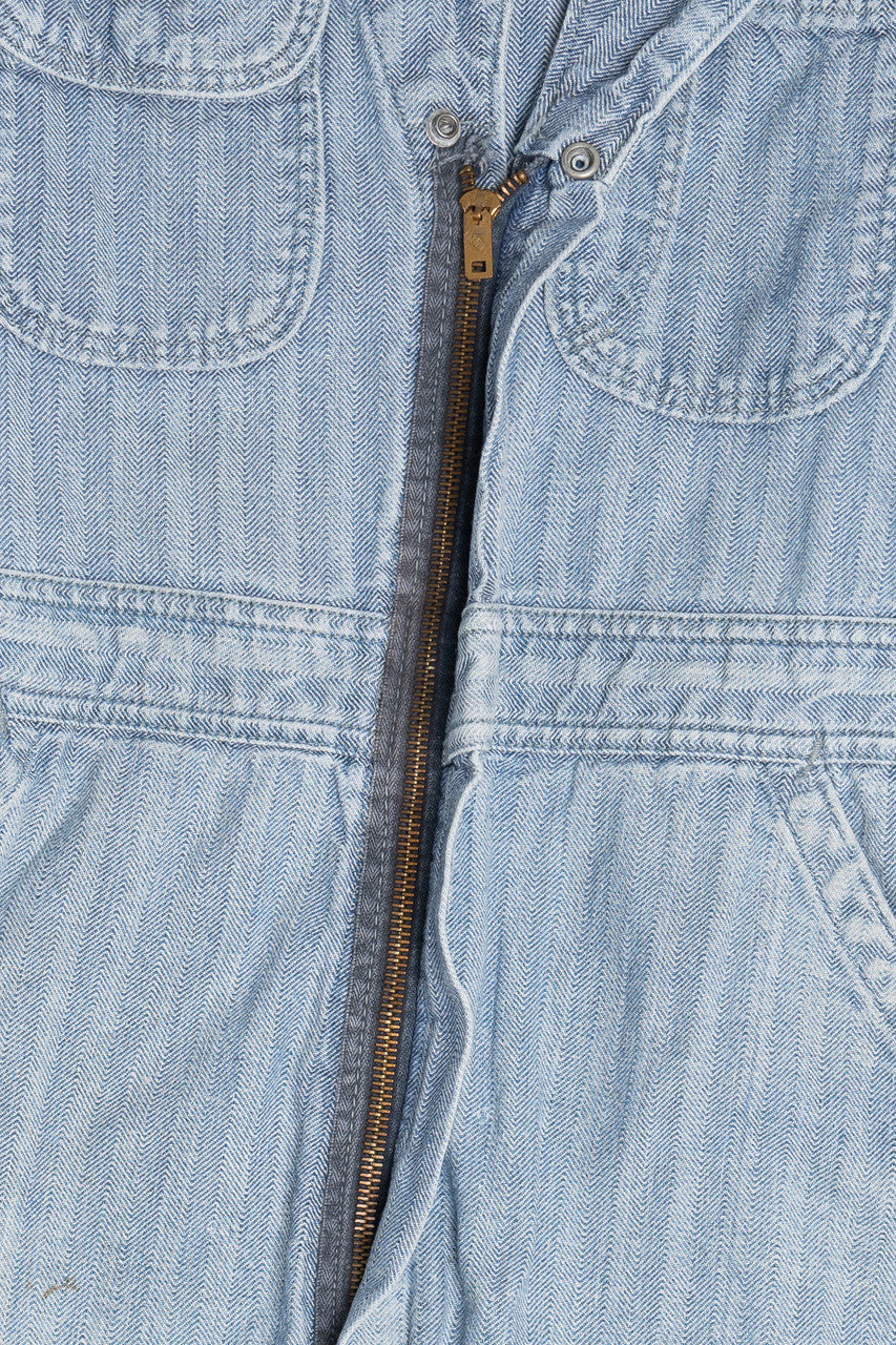 Vintage Distressed Big Ben Wrangler Mechanic Jumpsuit (1970s)