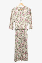 Vintage Ronni Nicole Floral Maxi Dress (1980s)