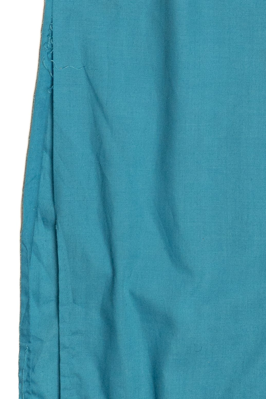 Vintage Turquoise Hand Embroidered Huipil Dress (1990s)