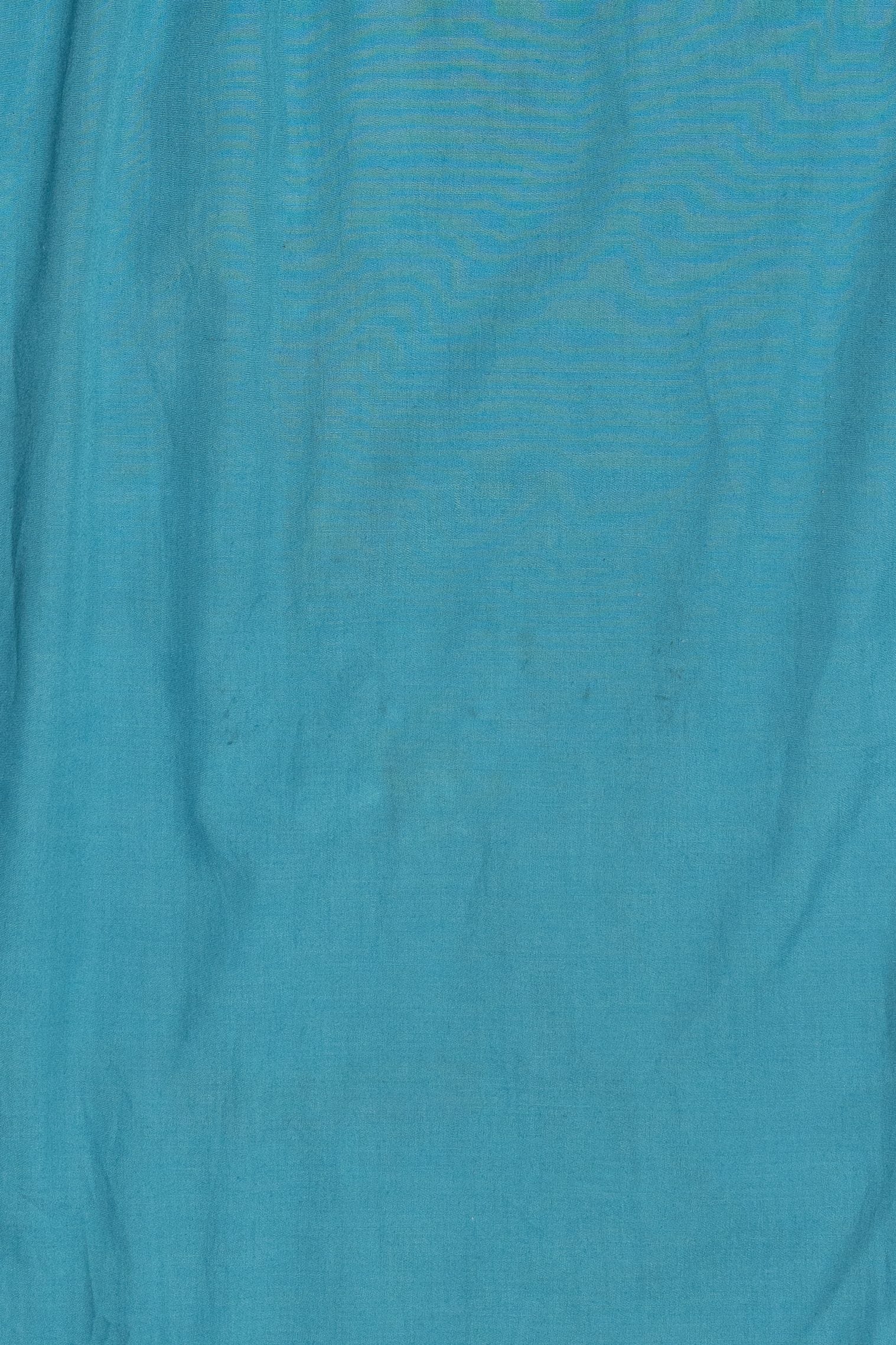 Vintage Turquoise Hand Embroidered Huipil Dress (1990s)