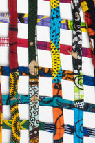 Vintage Open Weave Fiber Art Long Vest (2000s)