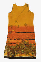Vintage Orange Caribou New York Maxi Dress (1990s)