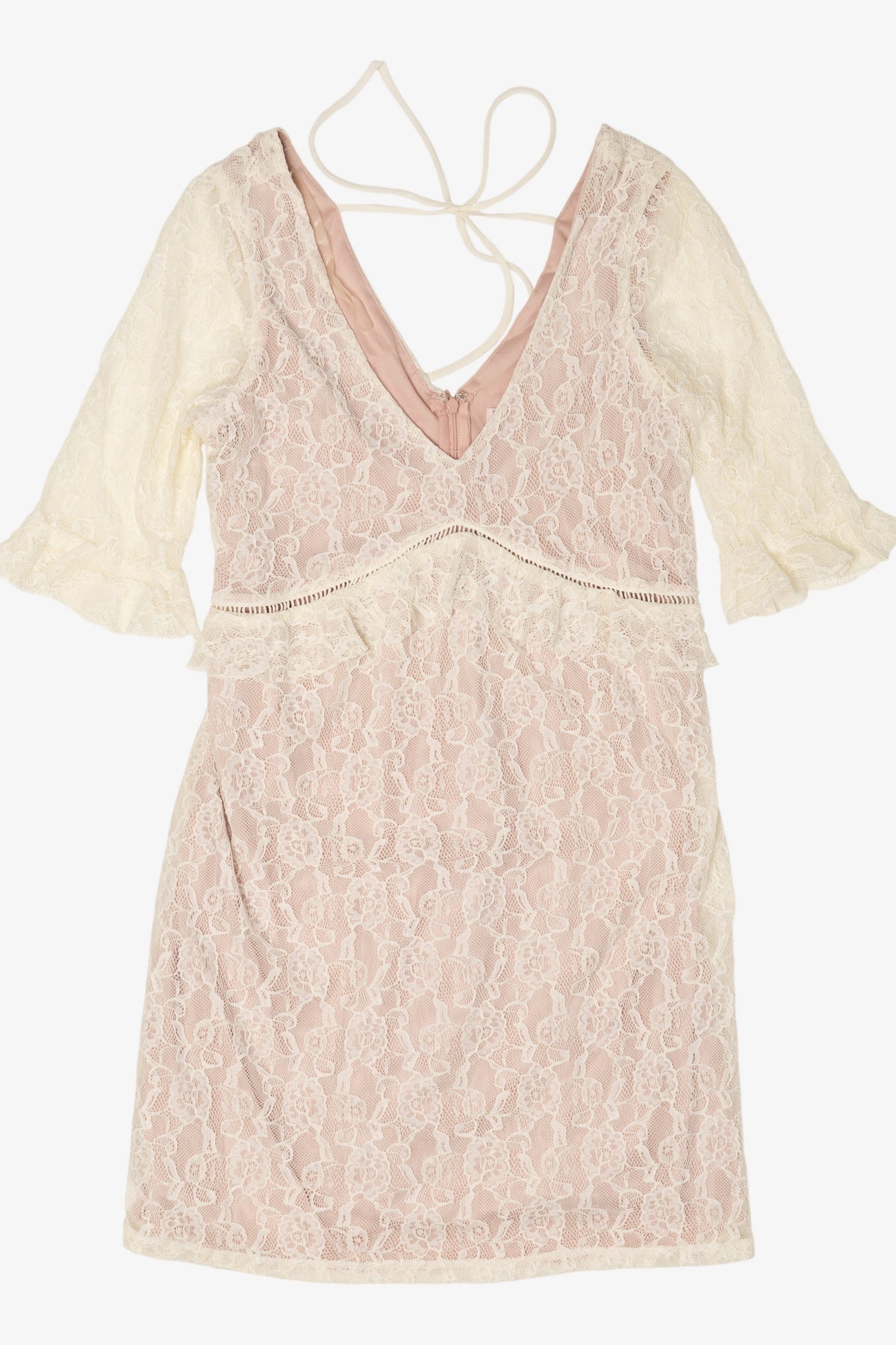 Xtraordinary Lacey V-Neck Midi Dress (2010s)