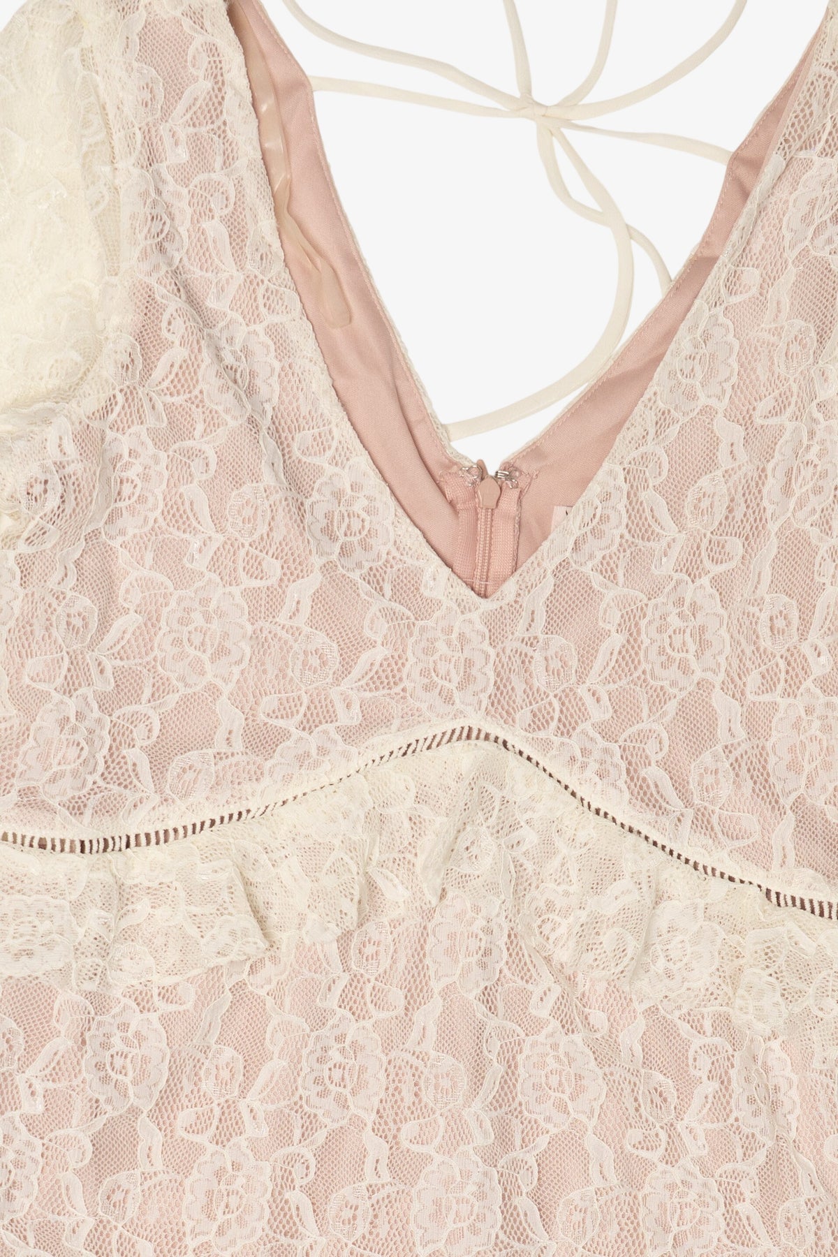 Xtraordinary Lacey V-Neck Midi Dress (2010s)