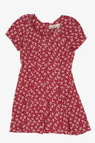 Vintage Red Kathie Lee Floral Dress (1990s)