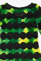 Vintage Green And Black Bell Sleeve Dress (1990s)