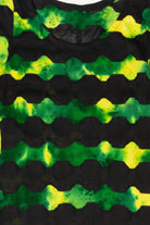 Vintage Green And Black Bell Sleeve Dress (1990s)