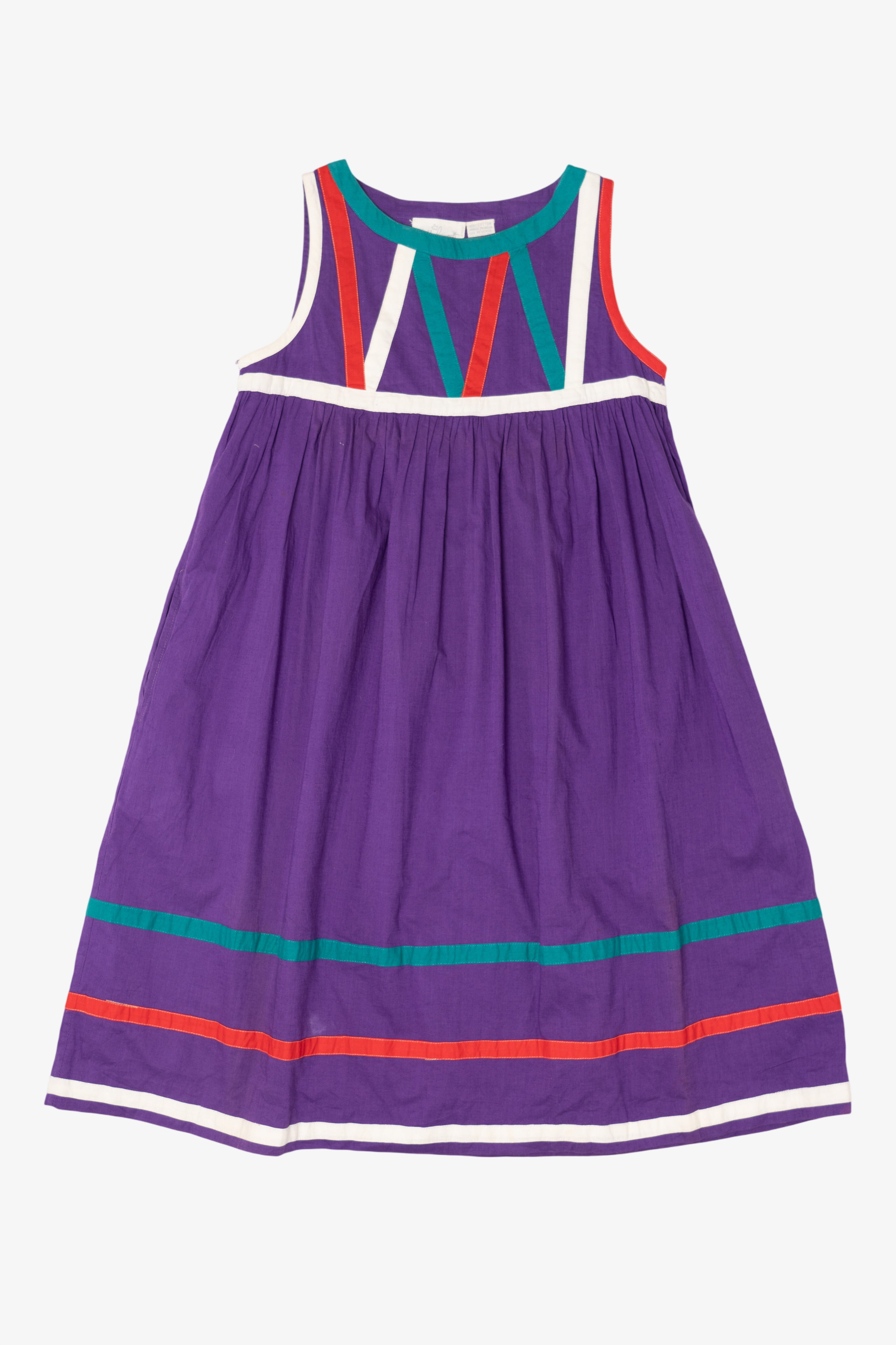 Vintage Purple Embellishments Dress (1990s)