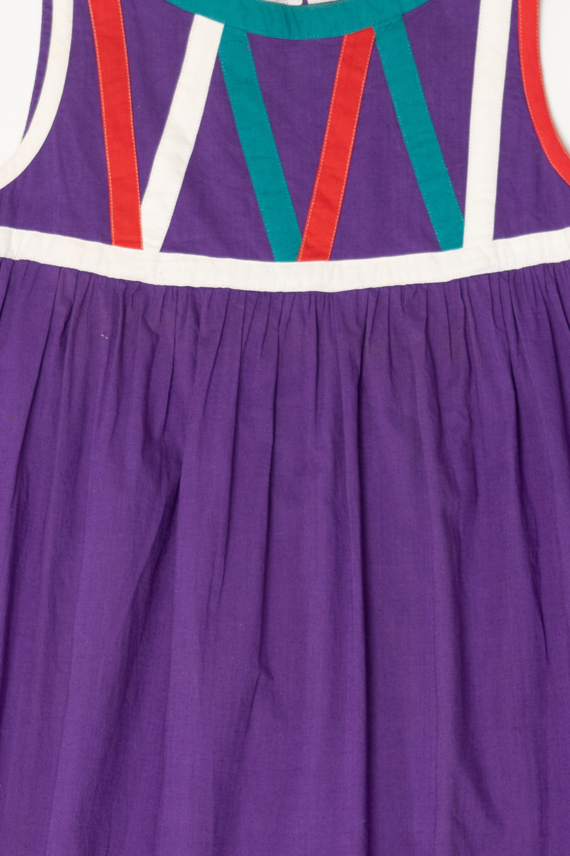 Vintage Purple Embellishments Dress (1990s)