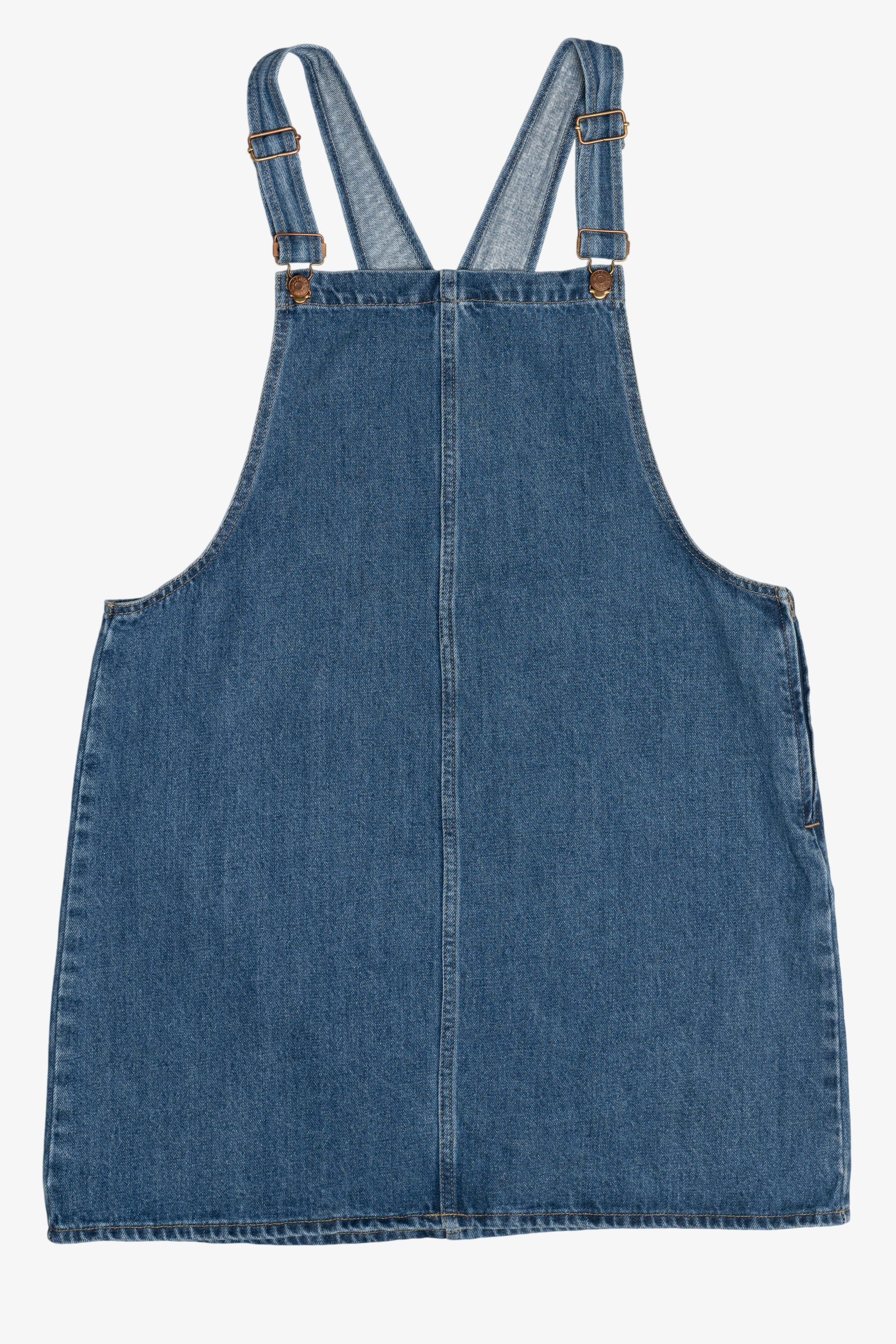 madewell denim dress Madewell Denim Overall Mini Dress (2020s) – Ragstock