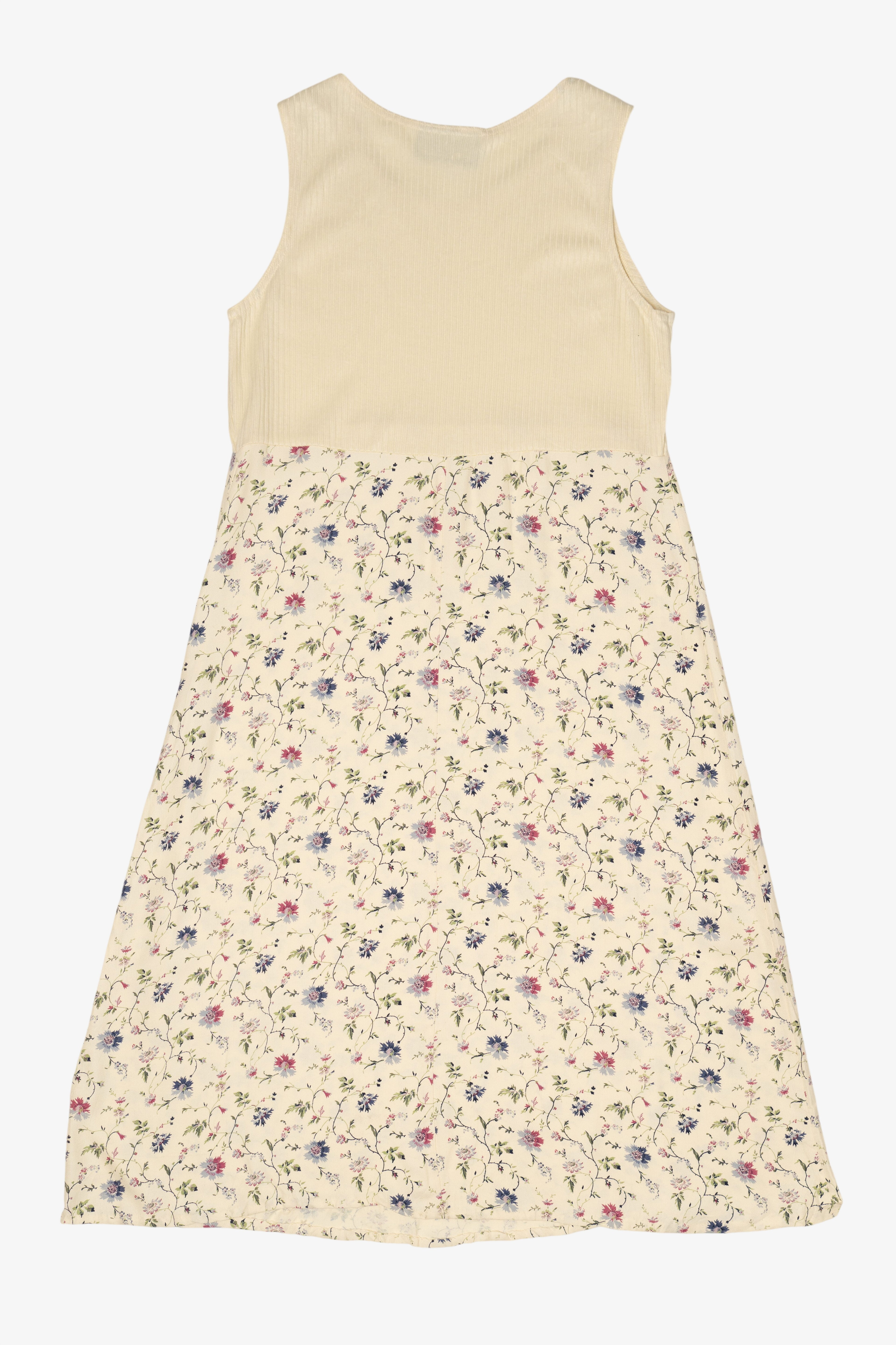 Vintage Ivory Molly Malloy Spring Floral Dress (1990s)