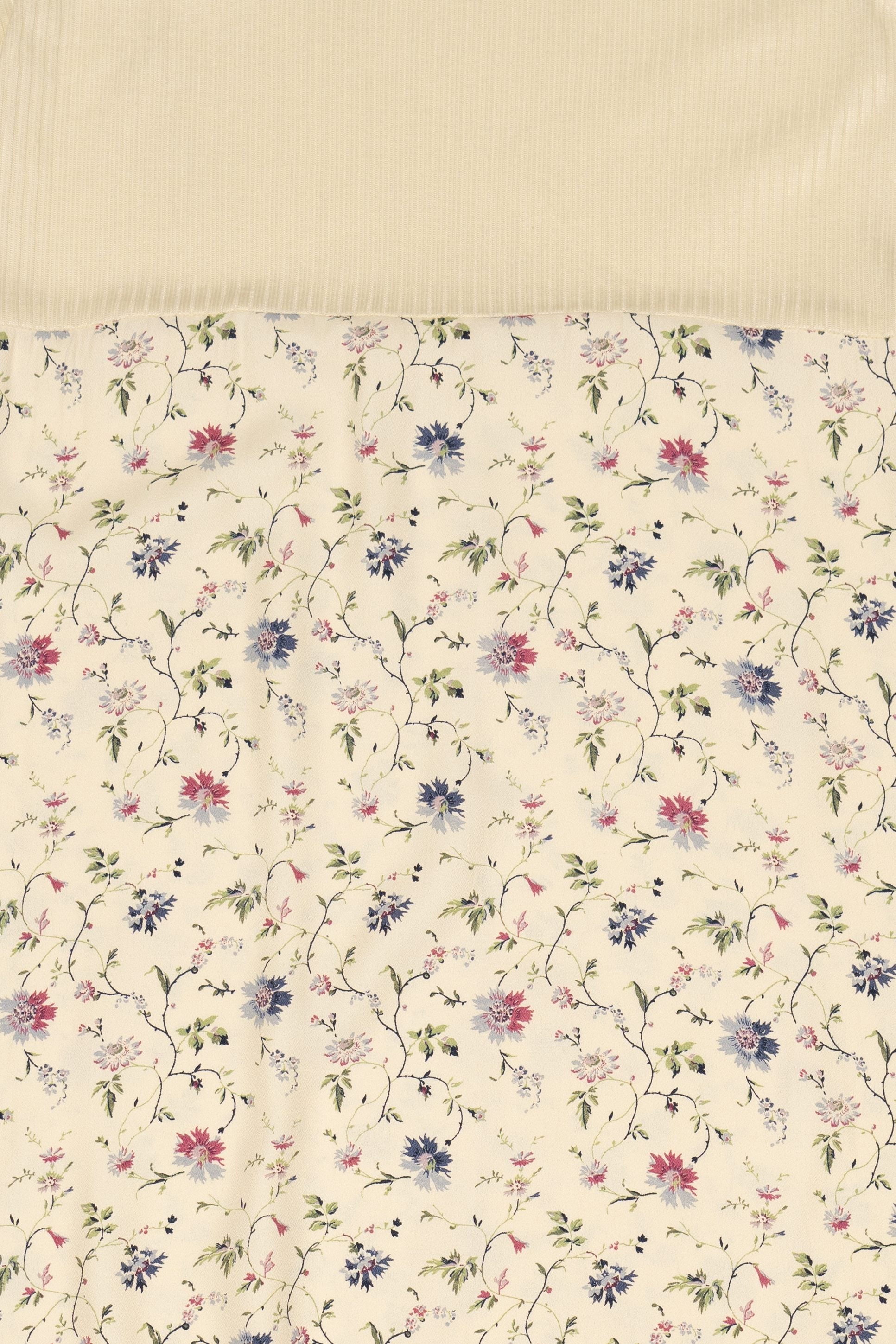 Vintage Ivory Molly Malloy Spring Floral Dress (1990s)
