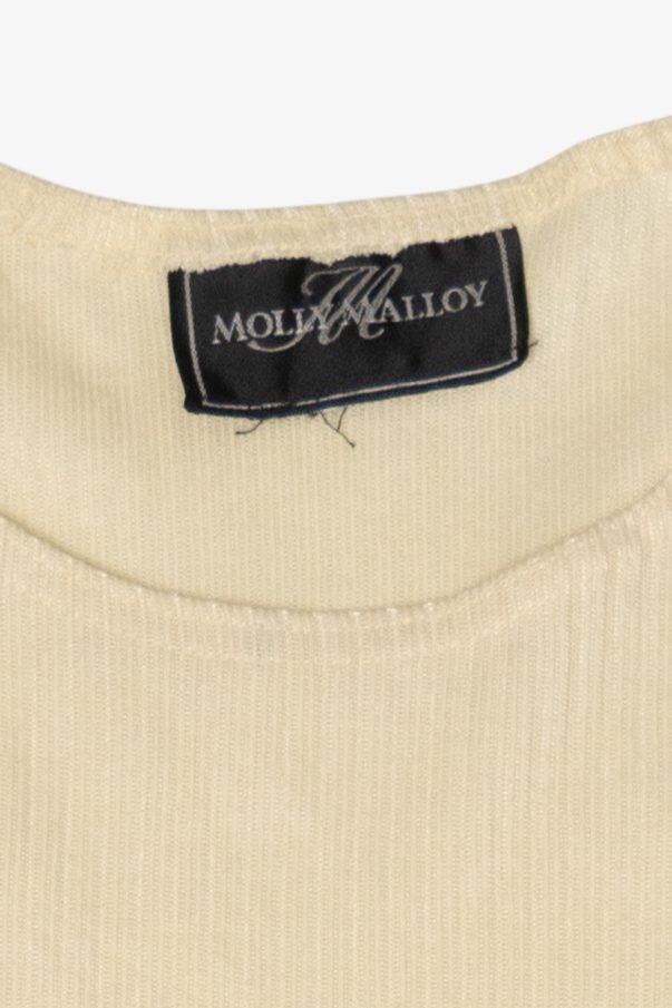 Vintage Ivory Molly Malloy Spring Floral Dress (1990s)