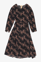 Vintage Black Telluride Clothing Co. Floral Maxi Dress (1990s)