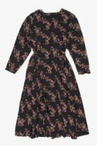 Vintage Black Telluride Clothing Co. Floral Maxi Dress (1990s)