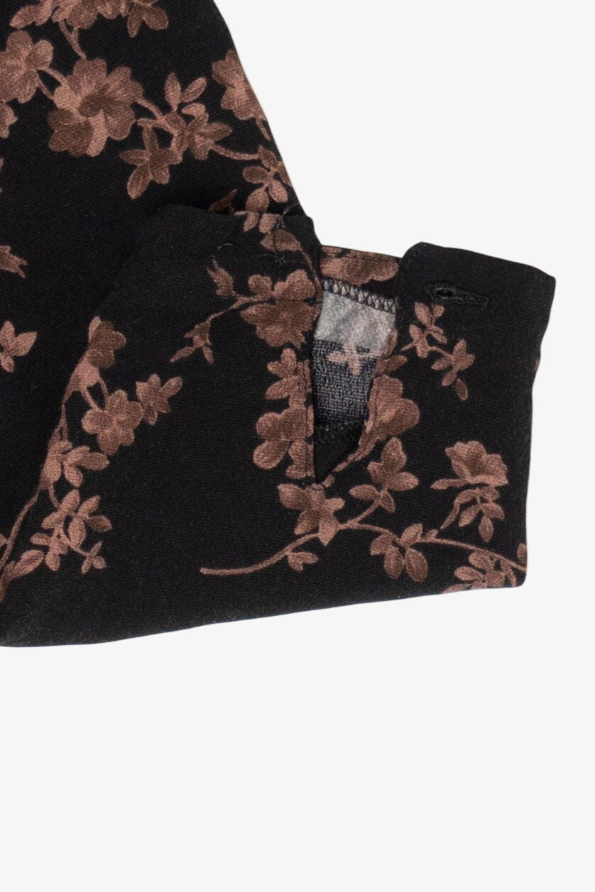 Vintage Black Telluride Clothing Co. Floral Maxi Dress (1990s)
