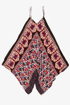 Vintage Speed Control Elephant Pattern Spaghetti Strap Tent Dress (2000s)