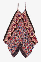 Vintage Speed Control Elephant Pattern Spaghetti Strap Tent Dress (2000s)