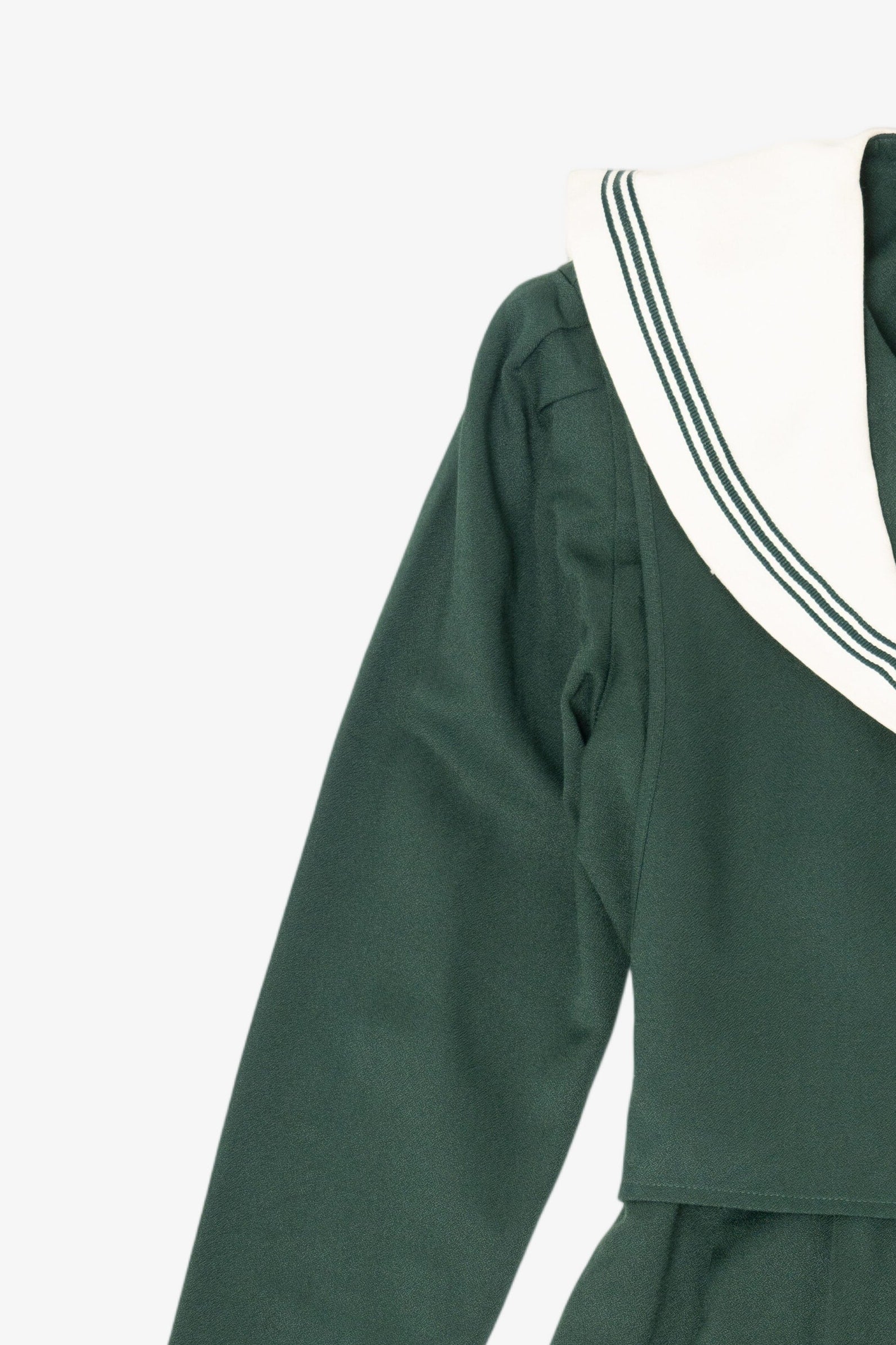 Vintage Green J.B.S. Ltd Collared Sailor Dress (1990s)