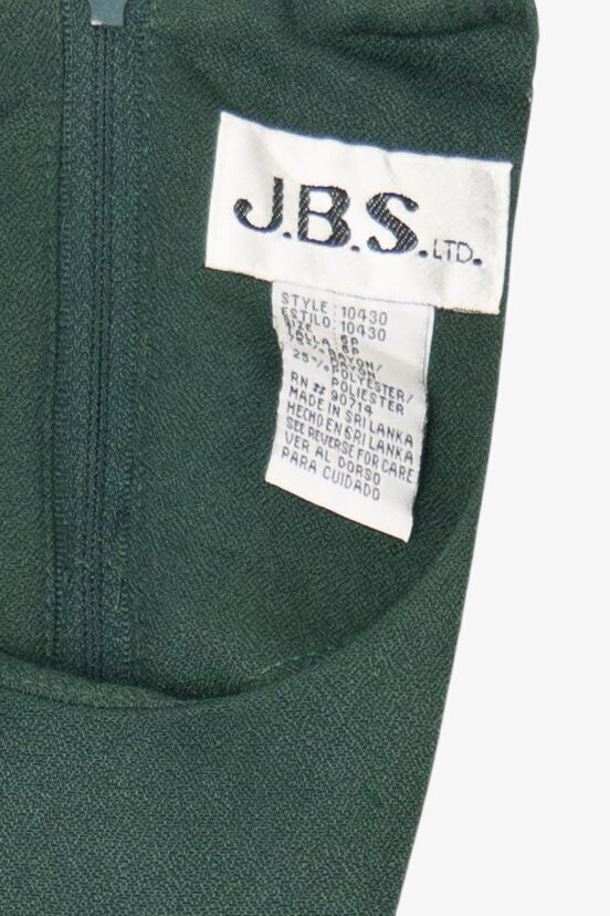 Vintage Green J.B.S. Ltd Collared Sailor Dress (1990s)