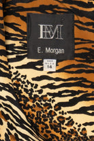 Vintage E. Morgan Animal Print Dress (1990s)