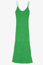 Green Lush Crochet Maxi Dress