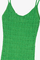 Green Lush Crochet Maxi Dress