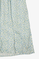 Vintage Light Blue Floral Lace Pioneer Dress (1980s)