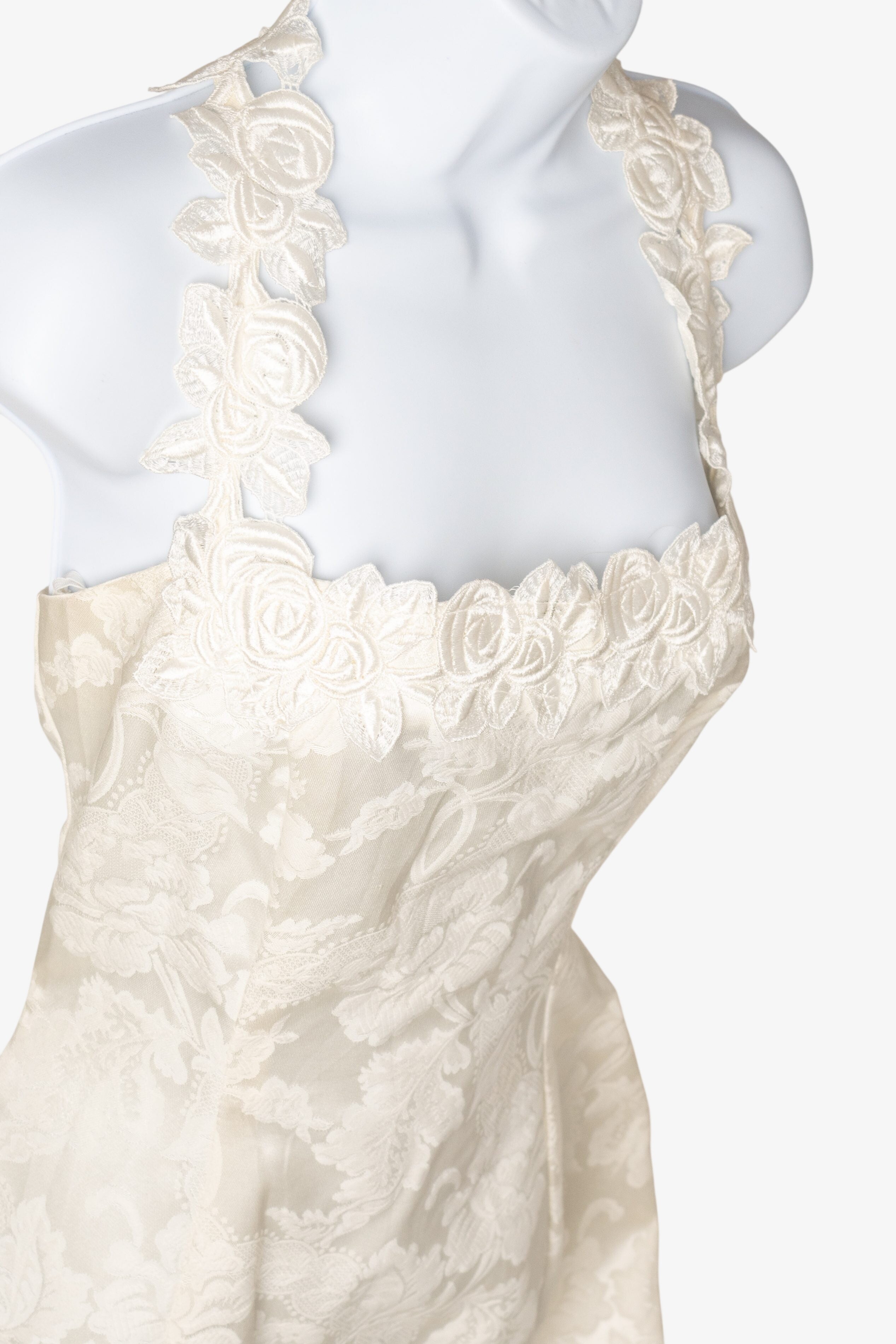 Vintage Ivory Scott McClinton Bridal Mini Dress (1990s)