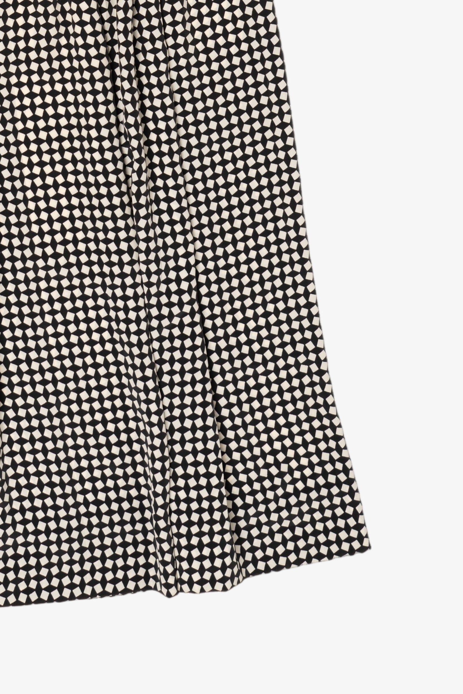 Vintage Black And White Leslie Fay Dress (1980s)