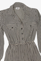Vintage Black And White Leslie Fay Dress (1980s)