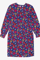 Vintage Ms. Chaus Floral And Paisley Pattern Dress (1980s)