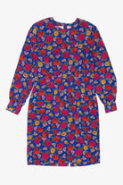 Vintage Ms. Chaus Floral And Paisley Pattern Dress (1980s)